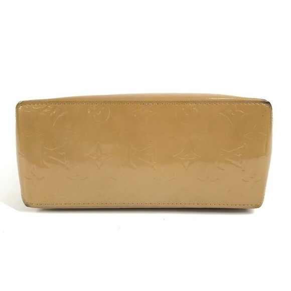 LOUIS VUITTON MonogramVernis Lead PM Tote Bag Hand Bag Noisette Beige - Picture 5 of 14